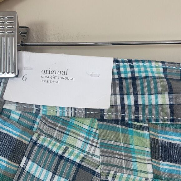 Loft Patch Work Shorts Original Straight Through Hip & Thigh Size 6 Brand New - Picture 6 of 13